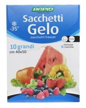 SACCHI.GELO RAPID 40X50 GRANDI X10